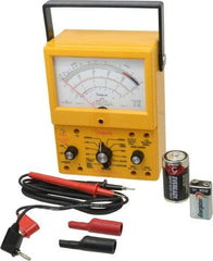 Simpson Electric - 12396, 1,000 VAC/VDC, Analog Manual Ranging Multimeter - 20 mOhm, Measures Voltage, Current, Resistance - Caliber Tooling