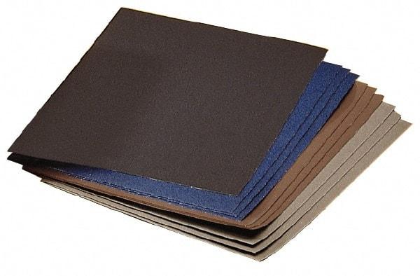 3M - 220 Grit, Aluminum Oxide Sanding Sheet - 11" Long x 9" Wide, Very Fine Grade, A Weighted Paper Backing - Caliber Tooling