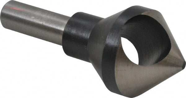 Interstate - 5/8" Shank Diam, 0 Flute 82° High Speed Steel Countersink - Caliber Tooling