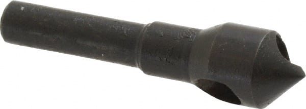 Interstate - 1/4" Shank Diam, 0 Flute 90° High Speed Steel Countersink - Caliber Tooling