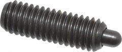 Gibraltar - 3/8-16, 1-1/8" Thread Length, 3/16" Plunger Projection, Steel Threaded Spring Plunger - 0.186" Max Plunger Diam, 1-1/8" Plunger Length, 5.5 Lb Init End Force, 14.5 Lb Final End Force, 3/16" Hex - Caliber Tooling