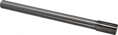 Interstate - 7/8" Diam, 0.748 to 0.75" Max Diam Straight Shank, 1-1/2" Flute Length, Machine Expansion Reamer - Straight Flute, 10" OAL, Right Hand Cut, 6 Flutes, High Speed Steel, Bright Finish - Caliber Tooling