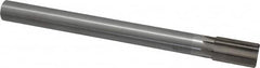 Interstate - 1" Diam, 0.873 to 0.875" Max Diam Straight Shank, 1-5/8" Flute Length, Machine Expansion Reamer - Straight Flute, 10-1/2" OAL, Right Hand Cut, 8 Flutes, High Speed Steel, Bright Finish - Caliber Tooling