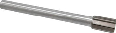 Interstate - 1-3/8" Diam, 0.998 to 1" Max Diam Straight Shank, 2" Flute Length, Machine Expansion Reamer - Straight Flute, 12" OAL, Right Hand Cut, 8 Flutes, High Speed Steel, Bright Finish - Caliber Tooling