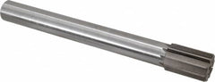 Interstate - 1-1/2" Diam, 1.248 to 1.25" Max Diam Straight Shank, 2-1/8" Flute Length, Machine Expansion Reamer - Straight Flute, 12-1/2" OAL, Right Hand Cut, 10 Flutes, High Speed Steel, Bright Finish - Caliber Tooling