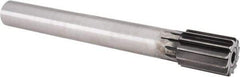 Interstate - 1-13/16" Diam, 1.498 to 1.5" Max Diam Straight Shank, 2-3/8" Flute Length, Machine Expansion Reamer - Straight Flute, 13-1/2" OAL, Right Hand Cut, 10 Flutes, High Speed Steel, Bright Finish - Caliber Tooling