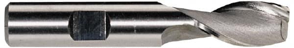 Hertel - 1-1/8", 1-5/8" LOC, 3/4" Shank Diam, 3-7/8" OAL, 2 Flute, Cobalt Square End Mill - Single End, Uncoated, Spiral Flute, 30° Helix, Centercutting, Right Hand Cut, Right Hand Flute - Caliber Tooling