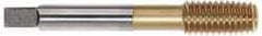 Accupro - 3/8-24 UNF H5 Thread Limit Plug Thread Forming Tap - Powdered Metal High Speed Steel, TiN Finish, 2-15/16" OAL - Exact Industrial Supply