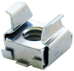 Value Collection - 3/8-16 Screw, 0.24 to 0.26" Thick, Spring Steel Cage Nut - Zinc-Plated Finish - Caliber Tooling