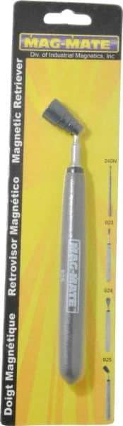 Mag-Mate - 32" Long Magnetic Retrieving Tool - 14 Lb Max Pull, 6-1/2" Collapsed Length, 5/8" Head Diam - Caliber Tooling