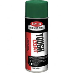 Krylon - Medium Green, 12 oz Net Fill, High Gloss, Enamel Spray Paint - 20 to 25 Sq Ft per Can, 16 oz Container, Use on Conduits, Ducts, Electrical Equipment, Machinery, Metal, Motors, Pipelines & Marking Areas, Railings, Steel Bars, Tool Boxes, Tools - Caliber Tooling