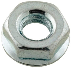 Value Collection - #8-32, Zinc Plated, Steel Hex Nut with Conical Washer - 3/8" Washer Diam, 11/32" Width Across Flats - Caliber Tooling