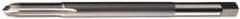 Cleveland - 5/16-24 UNF 3 Flute H3 Bright Finish High Speed Steel Spiral Point Extension Tap - Plug Chamfer, 6" OAL, 2B Class of Fit, Series 1011EXT - Exact Industrial Supply