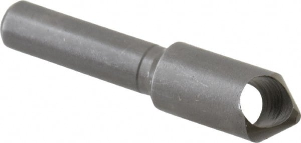 Weldon - 11/32" Head Diam, 1/4" Shank Diam, 82° High Speed Steel Countersink - Caliber Tooling