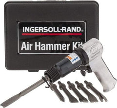 Ingersoll-Rand - 3,000 BPM, 2.28 Inch Long Stroke, Pneumatic Chiseling Hammer - 15 CFM Air Consumption, 1/4 NPTF Inlet - Caliber Tooling