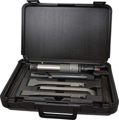 Ingersoll-Rand - 4,000 BPM, 1/4 NPT Inlet, Pneumatic Chiseling Hammer - 9 Inch Long, 368 LPM - Caliber Tooling