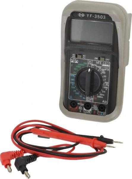 Value Collection - YF-3503, 1,000 VDC, Digital Multimeter - 20 mOhm, Measures Voltage, Capacitance, Current, Resistance - Caliber Tooling