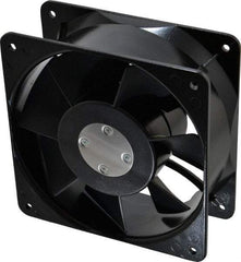 Value Collection - 115 Volts, AC, 260 CFM, Square Tube Axial Fan - 0.49 Amp Rating, 2,900 to 3,400 RPM, 6.3" High x 6.3" Wide x 2.44" Deep - Caliber Tooling