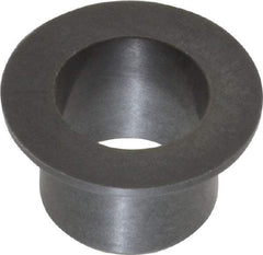 Igus - 1/2" Inside x 19/32" Outside Diam, Thermoplastic Sleeve Bearing - 7/8" Outside Diam, 0.046" Flange Thickness, 1/2" OAL - Caliber Tooling