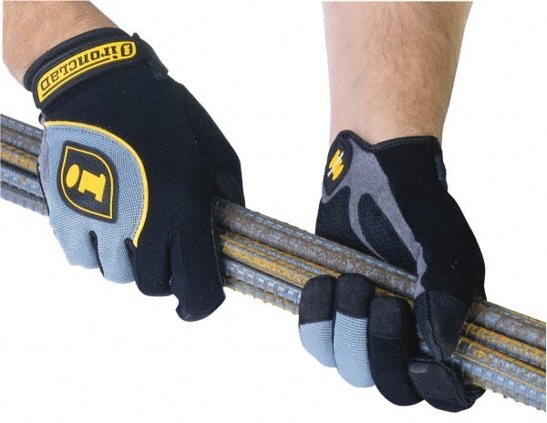 ironCLAD - Size M (8-9) Synthetic Leather Anti-Vibration/Impact Protection Work Gloves - Caliber Tooling