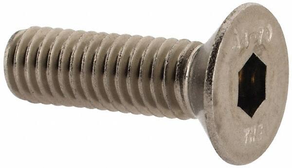 Value Collection - M6x1.00 Metric Coarse Hex Socket Drive, 90° Flat Screw - Grade 316 & Austenitic A4 Stainless Steel, Partially Threaded, 20mm OAL - Caliber Tooling