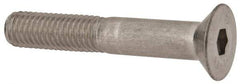 Value Collection - M8x1.25 Metric Coarse Hex Socket Drive, 90° Flat Screw - Grade 316 & Austenitic A4 Stainless Steel, Partially Threaded, 50mm OAL - Caliber Tooling