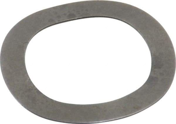 Gardner Spring - 0.35" ID x 0.492" OD, Grade 1074-1095 Steel Wave Disc Spring - 0.007" Thick, 0.035" Overall Height, 0.02" Deflection, 4 Lb at Deflection - Caliber Tooling