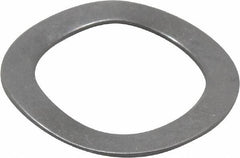 Gardner Spring - 0.44" ID x 0.618" OD, Grade 1074-1095 Steel Wave Disc Spring - 0.008" Thick, 0.04" Overall Height, 0.025" Deflection, 4 Lb at Deflection - Caliber Tooling