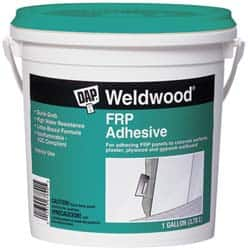 DAP - 128 Fluid Ounce Container, Gray, Tub Synthetic Latex Construction Adhesive - Service Temp from 40 to 60°F, Indoor - Caliber Tooling