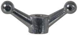 Value Collection - 1/2-13 UNC, Uncoated, Iron Standard Wing Nut - Grade 32510, 4-1/2" Wing Span, 1-7/8" Wing Span, 1-1/8" Base Diam - Caliber Tooling