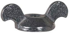 Value Collection - 5/16-18 UNC, Zinc Plated, Steel Standard Wing Nut - Grade 1015-1025, 1-1/2" Wing Span, 9/16" Wing Span, 7/8" Base Diam - Caliber Tooling