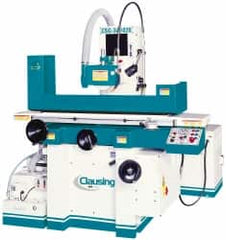 Clausing - 20 Inch Long x 10 Inch Wide Table, 5 to 25 m per Min, 3 Phase, Automatic Floor Machine Surface Grinder - 3 hp, 3,450 RPM Spindle Speed, 230/460 Volts, 95 Inch Overall Length, 1-1/4 Inch Arbor Hole Diameter - Caliber Tooling