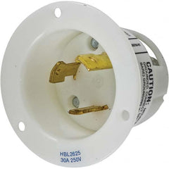 Hubbell Wiring Device-Kellems - 250V 30A NEMA L6-30P Industrial Twist Lock Inlet - Exact Industrial Supply