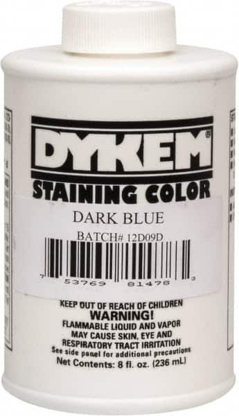 Dykem - 8 Ounce Dark Blue Staining Color - Brush in Cap Container - Caliber Tooling