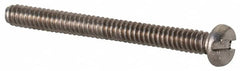 Value Collection - M1.6x0.35 Metric Coarse, 16mm Length Under Head Slotted Drive Machine Screw - Fillister Head, Grade 18-8 & A2 Stainless Steel, Uncoated, Without Washer - Caliber Tooling