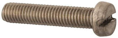 Value Collection - M8x1.25 Metric Coarse, 40mm Length Under Head Slotted Drive Machine Screw - Fillister Head, Grade 18-8 & A2 Stainless Steel, Uncoated, Without Washer - Caliber Tooling