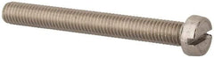 Value Collection - M8x1.25 Metric Coarse, 70mm Length Under Head Slotted Drive Machine Screw - Fillister Head, Grade 18-8 & A2 Stainless Steel, Uncoated, Without Washer - Caliber Tooling