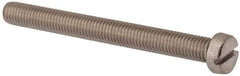 Value Collection - M10x1.50 Metric Coarse, 100mm Length Under Head Slotted Drive Machine Screw - Fillister Head, Grade 18-8 & A2 Stainless Steel, Uncoated, Without Washer - Caliber Tooling