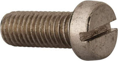 Value Collection - M10x1.50 Metric Coarse, 25mm Length Under Head Slotted Drive Machine Screw - Fillister Head, Grade 18-8 & A2 Stainless Steel, Uncoated, Without Washer - Caliber Tooling