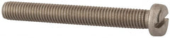 Value Collection - M10x1.50 Metric Coarse, 80mm Length Under Head Slotted Drive Machine Screw - Fillister Head, Grade 18-8 & A2 Stainless Steel, Uncoated, Without Washer - Caliber Tooling