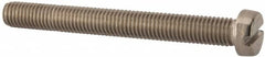 Value Collection - M10x1.50 Metric Coarse, 90mm Length Under Head Slotted Drive Machine Screw - Fillister Head, Grade 18-8 & A2 Stainless Steel, Uncoated, Without Washer - Caliber Tooling