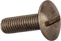 Value Collection - M8x1.25 Metric Coarse, 25mm Length Under Head Slotted Drive Machine Screw - Truss Head, Grade 18-8 & A2 Stainless Steel, Uncoated, Without Washer - Caliber Tooling