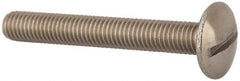 Value Collection - M8x1.25 Metric Coarse, 60mm Length Under Head Slotted Drive Machine Screw - Truss Head, Grade 18-8 & A2 Stainless Steel, Uncoated, Without Washer - Caliber Tooling