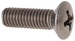 Value Collection - M5x0.80 Metric Coarse, 16mm OAL Phillips Drive Machine Screw - Oval Head, Grade 18-8 & A2 Stainless Steel, Uncoated, Without Washer - Caliber Tooling