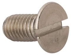 Value Collection - M10x1.50 Metric Coarse, 20mm OAL Slotted Drive Machine Screw - Flat Head, Grade 316 & A4 Stainless Steel, Uncoated, Without Washer - Caliber Tooling