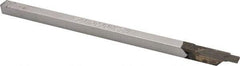 Accupro - 1/4 x 1/4" Shank, Cutoff & Grooving Single Point Tool Bit - RC-250060 - Exact Industrial Supply