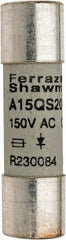 Ferraz Shawmut - 150 VAC/VDC, 20 Amp, Fast-Acting Semiconductor/High Speed Fuse - Clip Mount, 1-1/2" OAL, 100 at AC, 50 at DC kA Rating, 13/32" Diam - Caliber Tooling