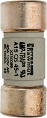 Ferraz Shawmut - 150 VAC/VDC, 45 Amp, Fast-Acting Semiconductor/High Speed Fuse - Clip Mount, 50.8mm OAL, 100 at AC, 50 at DC kA Rating, 13/16" Diam - Caliber Tooling