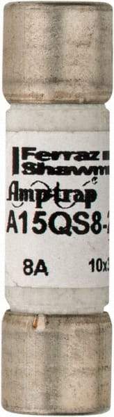 Ferraz Shawmut - 150 VAC/VDC, 8 Amp, Fast-Acting Semiconductor/High Speed Fuse - Clip Mount, 1-1/2" OAL, 100 at AC, 50 at DC kA Rating, 13/32" Diam - Caliber Tooling