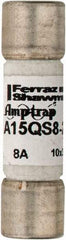 Ferraz Shawmut - 150 VAC/VDC, 8 Amp, Fast-Acting Semiconductor/High Speed Fuse - Clip Mount, 1-1/2" OAL, 100 at AC, 50 at DC kA Rating, 13/32" Diam - Caliber Tooling